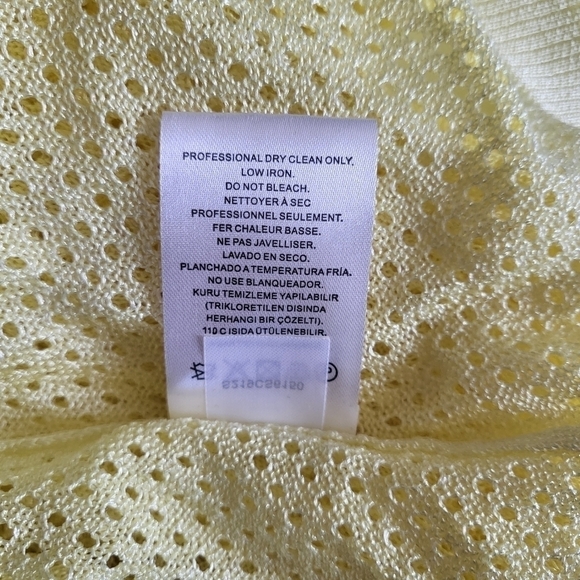 New Tibi SSENSE Exclusive Citron Crispy Viscose Mesh Tank Top NWT Small - Picture 12 of 12